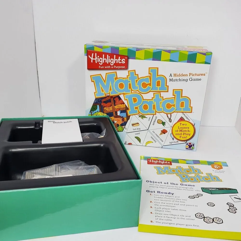 Highlights Match Patch Childrens Game New